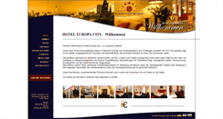 Desktop Screenshot of hotel-europa-city.de